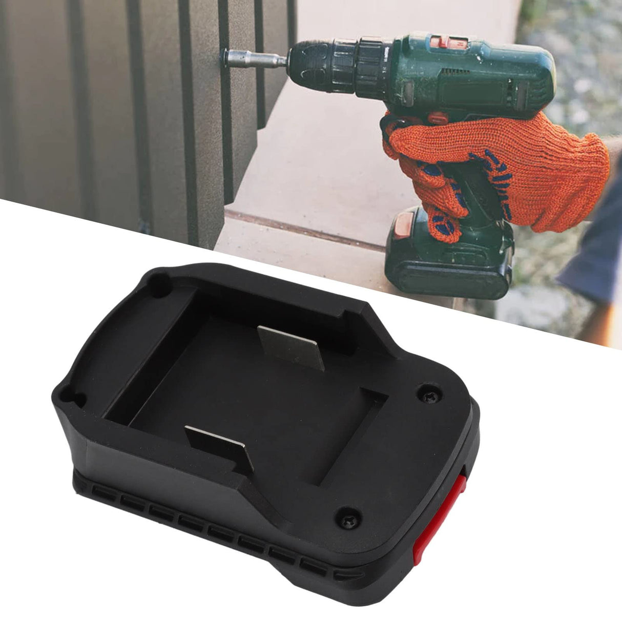 MUNEFE Baery Adapter, 18V To 20V Baery Adapter, Power Tool Lithium Baery Converters Adaptor for Woodworking Cordless Power Tool MUNEFE