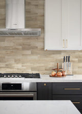 COLAMO Luxury 24pck Thick Rigid Faux Reclaimed Barn Wood Textural Peel and Stick Shiplap Panels, Adhesive Subway Brick Tiles for RV,Kitchen Backsplash,Bathroom,Accent Wall, Self Stick Wood Pattern COLAMO