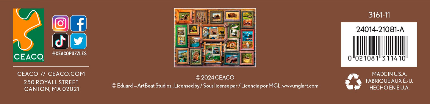 Ceaco - Rustic Frames - 1000 Piece Jigsaw Puzzle