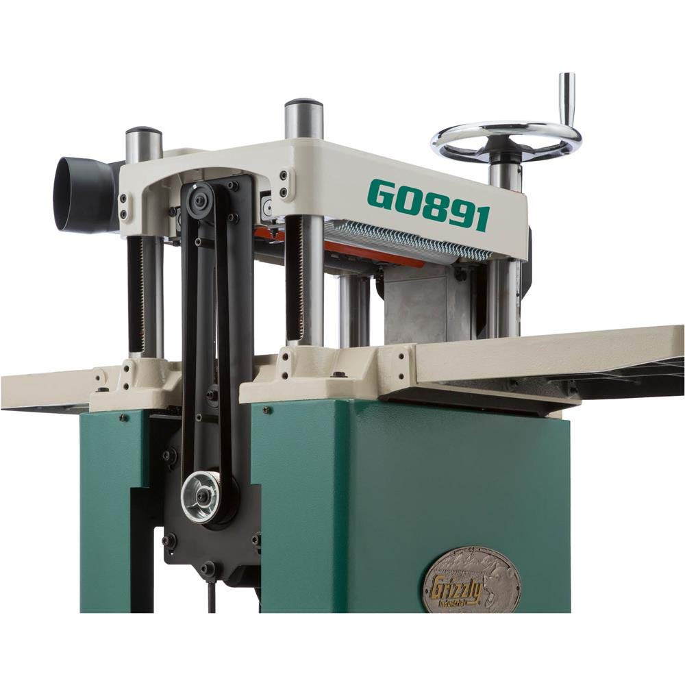 Grizzly Industrial G0891-15" 3 HP Fixed-Table Planer with Helical Cutterhead Grizzly Industrial