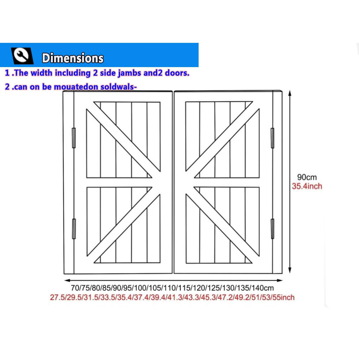 Natural Wood Saloon Swinging Doors,Cafe Saloon Doors Swinging,Auto Close Swinging barn Door Swinging Door,with Satin Chrome Hardware Double Doors,for Kitchen Bathroom Hallway Swinging Doors Topjia