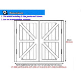 Natural Wood Saloon Swinging Doors,Cafe Saloon Doors Swinging,Auto Close Swinging barn Door Swinging Door,with Satin Chrome Hardware Double Doors,for Kitchen Bathroom Hallway Swinging Doors Topjia