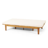 Christopher Knight Home Jill Daybed, Teak + Beige Christopher Knight Home