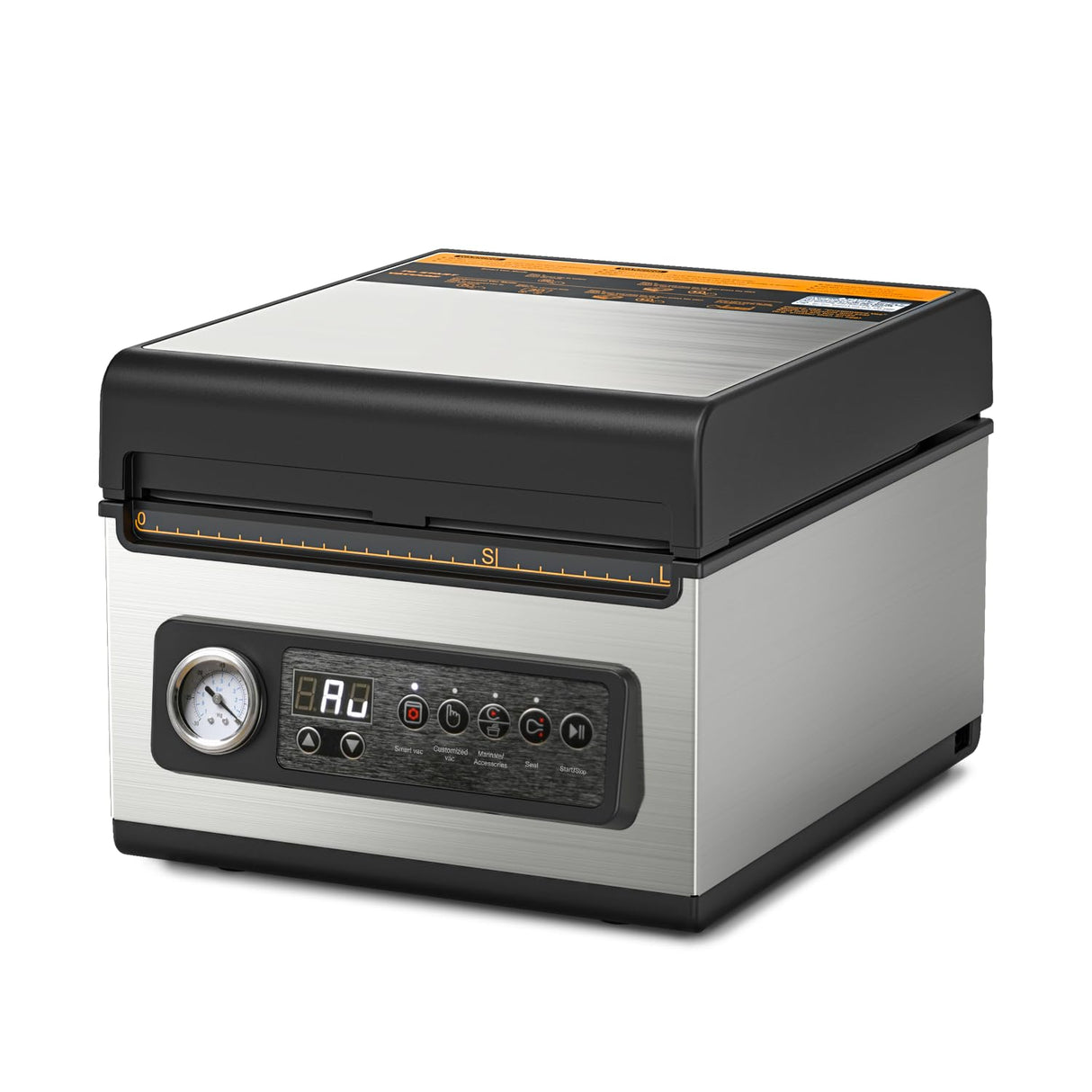 [2023 New] Wevac 10 inch Chamber Vacuum Sealer, ideal for liquid or juicy food including Fresh Meats, Soups, Sauces and Marinades. Visible vacuum degree, Professional sealing width, Commercial machine Wevac