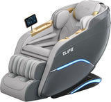 TLIFE Massage Chair Full Body, 160°Zero Gravity Recliner with Body Scan, 50" SL-Track Shiatsu Massage Chair, Fixed Point Massage, Foot Rollers, 12 Auto Modes, Deep Yoga Stretch, Heating, Grey TLIFE