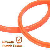 Embroidery Hoop, 4 Inch Cross Stitch Hoop Plastic Circle Embroidery Rings for Embroidery Art Craft Sewing (Random Color) Cyrank