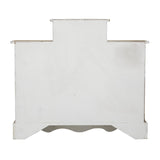 Deco 79 Wooden Decorative Jewelry Box 7 Drawers Jewelry Organizer with Patchwork Patterns, Jewelry Holder 18" x 6" x 16", Light Brown Deco 79