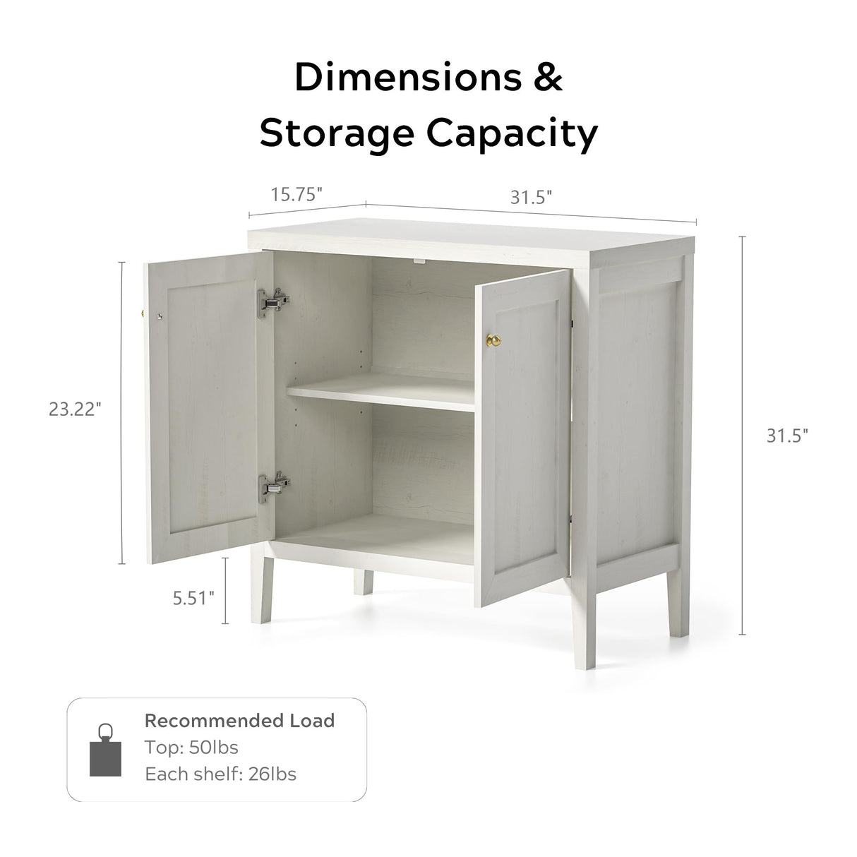 EYYTHUNG Sideboard Buffet Cabinet Set of 3 with Adjusable Shelves, Farmhouse Storage Cabinet, Credenza, Accent Cabinet, Kitchen Coffee Bar Console Cabinet for Living Dining Room, Antique White EYYTHUNG