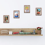 TOFOREVO Picture Frames 5x7 Set of 2 Rustic Wood Grain Photo Frame for Gallery Wall Mounting or Tabletop Display TOFOREVO