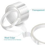 selizo 6 Pack Heat Tape for Heat Press Sublimation, Heat Transfer Tape Heat Resistant High Temperature Adhesive Tape for Dye Sublimation, HTV Craft (Clear) selizo