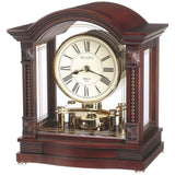 Bulova B1987 Bardwell Clock, Antique Walnut Bulova