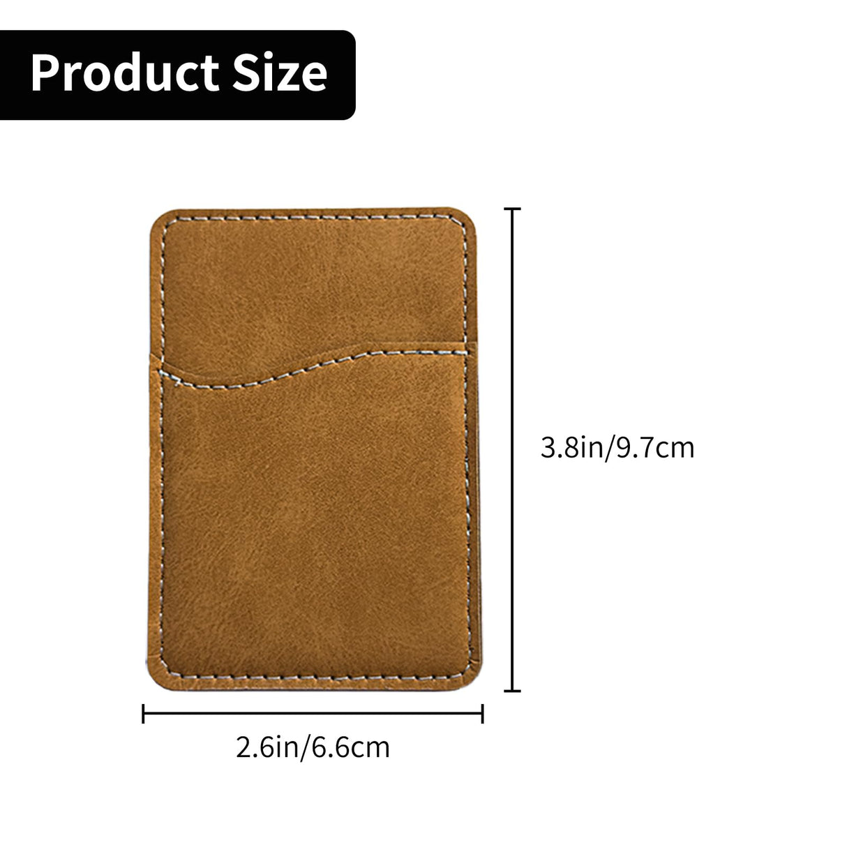 HeKimLee 10 Pack Blanks Phone Wallet Stick On for Sublimation, PU Leather Cell Phone Credit Card Holder, ID Case Pouch Sleeve with Self Adhesive Sticker for iPhone Samsung Pixel HeKimLee