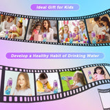 Decorate Your Own Water Bottle Kits for Girls, Gifts for Girls Age 4-12, Girl Water Bottle Fun Art Kits with Glitter Gems Stickers Arts and Crafts for Kids 4-6 DIY Water Bottle for Girl Birthday Gifts iRFKCIOW