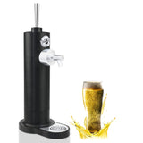 Richard Bergendi Home Draught Beer Pump, Beer kegerator, Beer Tap, Draft Beer Dispenser, Portable Mini Keg For All Can Beers, Ale, Birthday Gift for Men, Husband, Dad, Son, Beer Gifts For Men Black Heisey