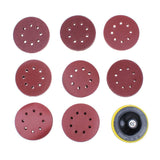 80 Pack 5 inch Sanding Discs Kit 8 Hole Sander for Drill Polishing Pad Hook and Loop Plate 60 80 120 180 240 400 600 800 Grit Sandpaper Abrasive Tool AUTOTOOLHOME