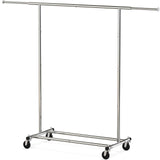 Simple Houseware Heavy Duty Clothing Garment Rack, Chrome Simple Houseware