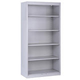 Sandusky BA40361872-05 5-Shelf Elite Series Wielded Bookcase with Adjustable Shelves, Open Display Bookshelf for Home, Office, 18"D x 36"W x 72"H, Dove Gray Sandusky