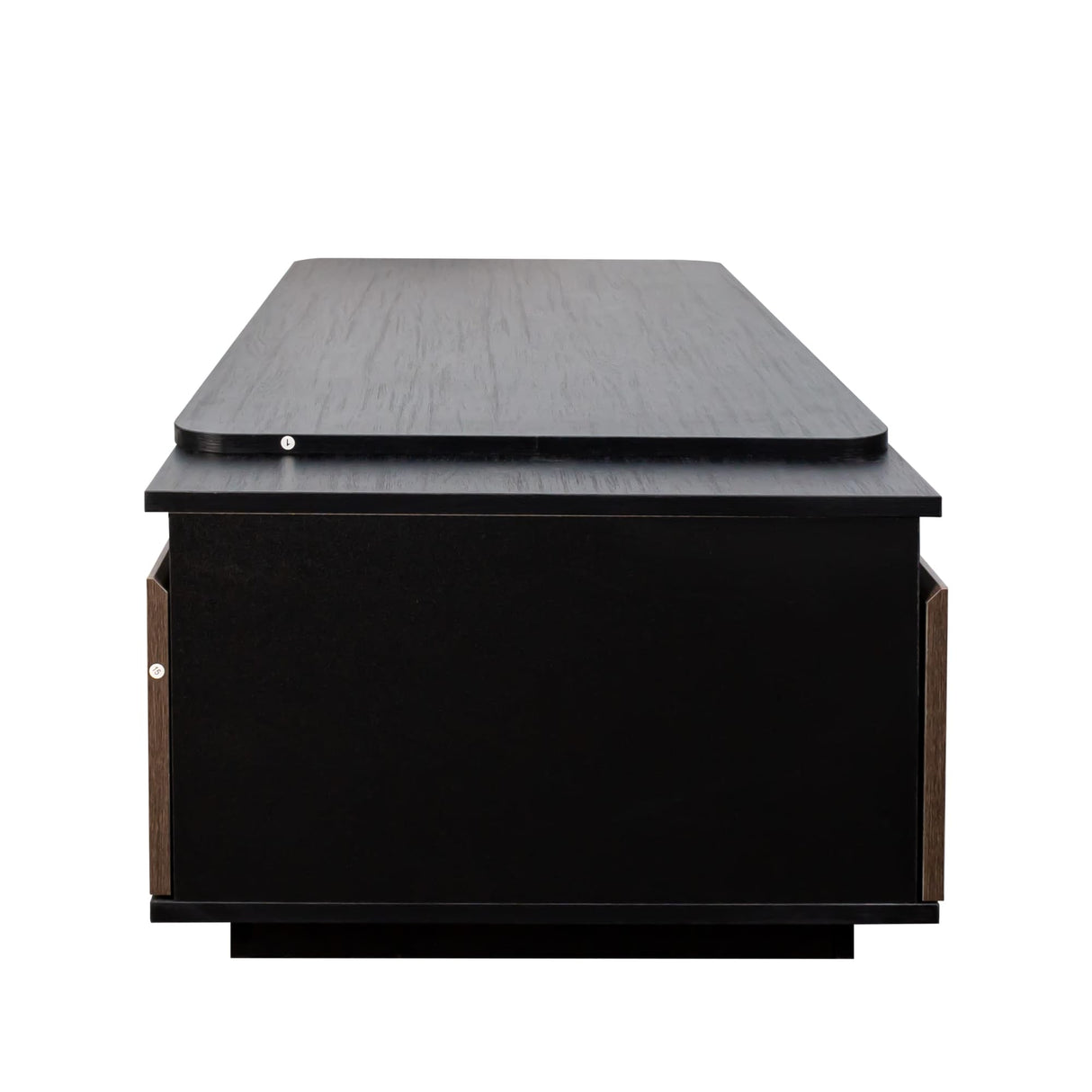 ALYIAMXL Expandable Coffee Table with Storage Drawers - Length Adjustable Wood Center Table for Living Room, Lounge, Large Rectangular Sofa Side Table ALYIAMXL
