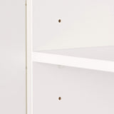 South Shore Farnel 2-Door Storage Cabinet-Pure White, Tall with 4 South Shore