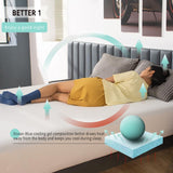 Twin Mattress, for Kids Adults, Gel Memory Foam, Medium-Firm, Twin Size Mattresses Bed in a Box, Cooling Sleep & Pressure Relief, CertiPUR-US Marktol