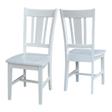 International Concepts San Remo Dining Chair, Beach White International Concepts