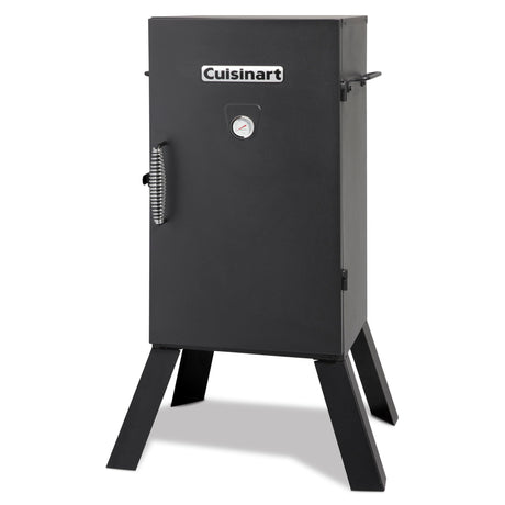 Cuisinart 30" Electric Smoker, 3 Adjustable Racks, Large Capacity BBQ, Water and Wood Trays for Smoked Meat, Brisket, Salmon & Jerky, Adjustable Temperature Control Cuisinart