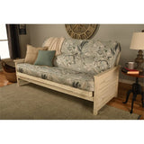 Kodiak Furniture Lexington Full-Size Futon Frame in Weathered White Finish Kodiak Furniture