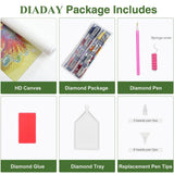 DIADAY 5D Diamond Painting Kits Hummingbird, Bird Diamond Art Kits for Adults Beginners, Full Drill Round Gem Dots Art DIY Craft Home Wall Decor Gift 12 x 12 Inches DIADAY