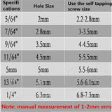 Eyech 4Pcs HSS Door Window Cabinet Self Centering Hinge Drill Bits Set Center Hinge Drill Bit Mill Tool for Opening Hole-5/64 Inch 7/64 Inch 9/64 Inch 11/64 Inch Eyech