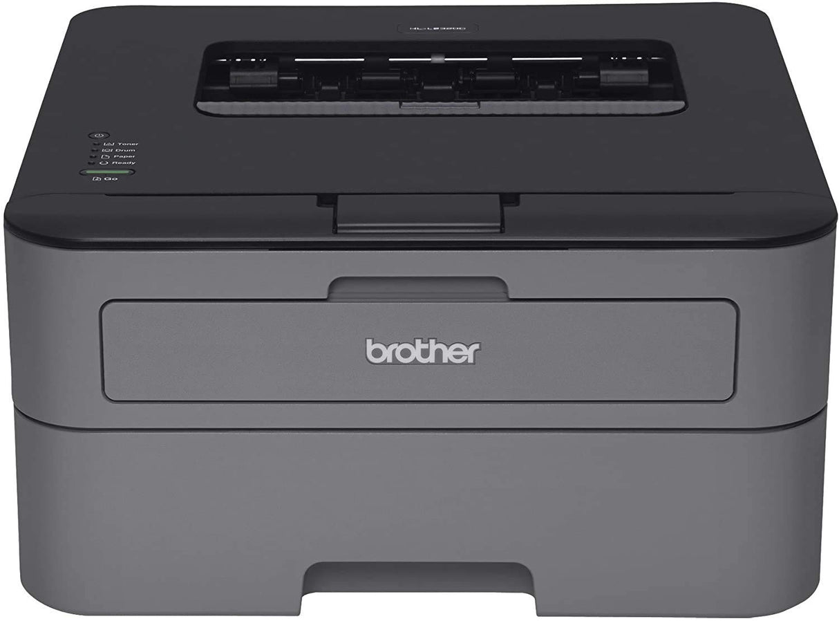 Brother L-2300D Series Compact Monochrome Laser Printer I Auto 2-Sided Printing I Up to 26 Pages/min I 250-sheet/tray I 2400 x 600 dpi I 27ppm + Printer Cable Brother