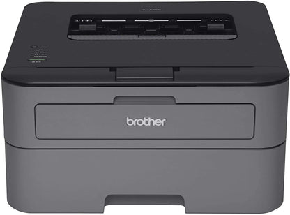 Brother L-2300D Series Compact Monochrome Laser Printer I Auto 2-Sided Printing I Up to 26 Pages/min I 250-sheet/tray I 2400 x 600 dpi I 27ppm + Printer Cable