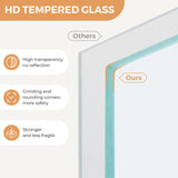 Axeman 8 x 10 Picture Frame - Solid Walnut Frame 8x10 Matted to 5x7 - Rounded Corner Walnut Photo Frame 8 by 10 with Tempered Glass - Natural Wood Picture Frame with Removable Ivory Mat - Walnut Axeman