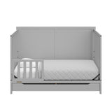 Graco Melrose 5-in-1 Convertible Crib with Drawer (Pebble Gray) Graco