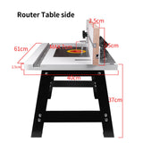 NAGU Router Table for Woodworking Router Tool Hand Trimmer with Stand and Adjustable Fence NAGU