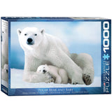 EuroGraphics Polar Bear and Baby Puzzle (1000-Piece), 6000-1198 EuroGraphics