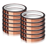 MEBMIK Heat Tape for Sublimation Transfer, Heat Resistant, Adhesive Transfer Tape, Thermal, No Residue, 12 Rolls 10mm x33m(108ft) MEBMIK