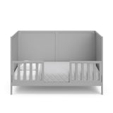 Graco Theo 3-in-1 Convertible Crib (Pebble Gray) - GREENGUARD Gold Certified, Converts to Toddler Bed & Daybed, Fits Standard Full-Size Crib Mattress, 4 Adjustable Mattress Heights Graco
