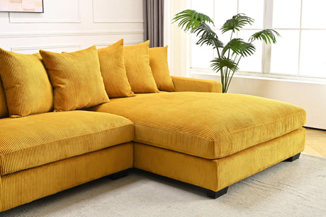 Luxe - Oversized 2 Piece Sectional Couches For Living Room, L Shaped Sofa With Chaise HouseOfZazla