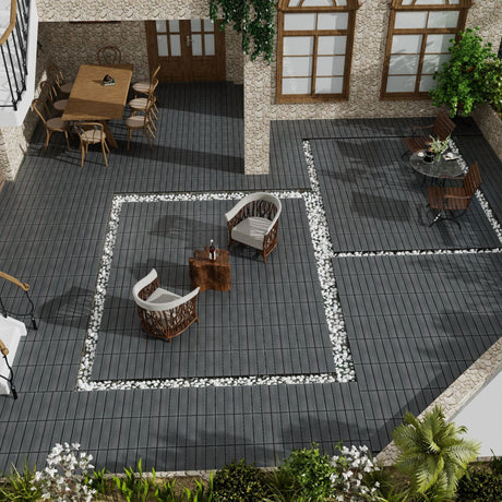 Patio Deck Tiles, Pack Of 22 HouseOfZazla