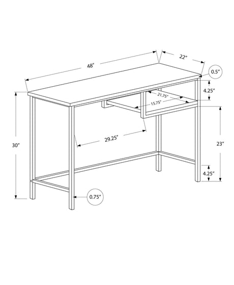 Computer Desk For Home Office, Compact Modern Design HouseOfZazla