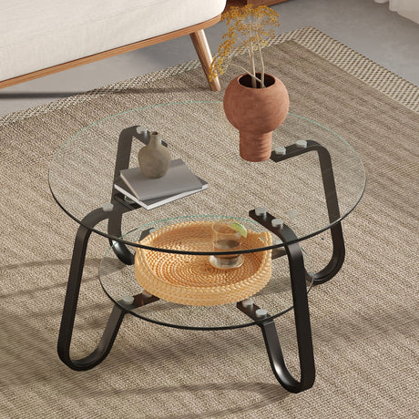 Double Layer Coffee Table HouseOfZazla