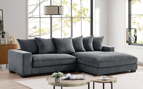 Luxe - Oversized 2 Piece Sectional Couches For Living Room, L Shaped Sofa With Chaise HouseOfZazla