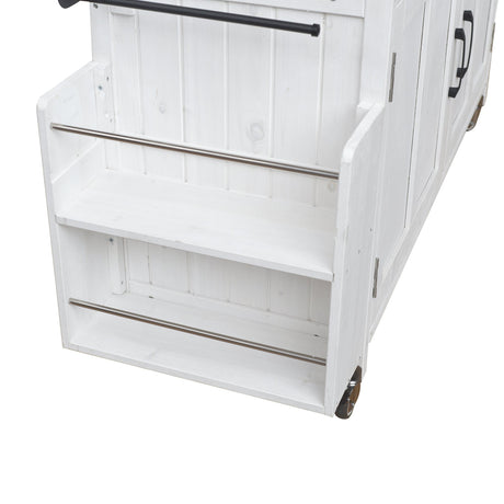 Foldable Outdoor Kitchen Island Patio Cart with Storage HouseOfZazla