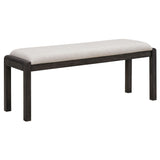 Extendable Dining Table Set With 4 Upholstered Chairs And 1 Bench