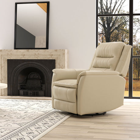 Swivel Recliner With Manual Adjustable Footrest HouseOfZazla