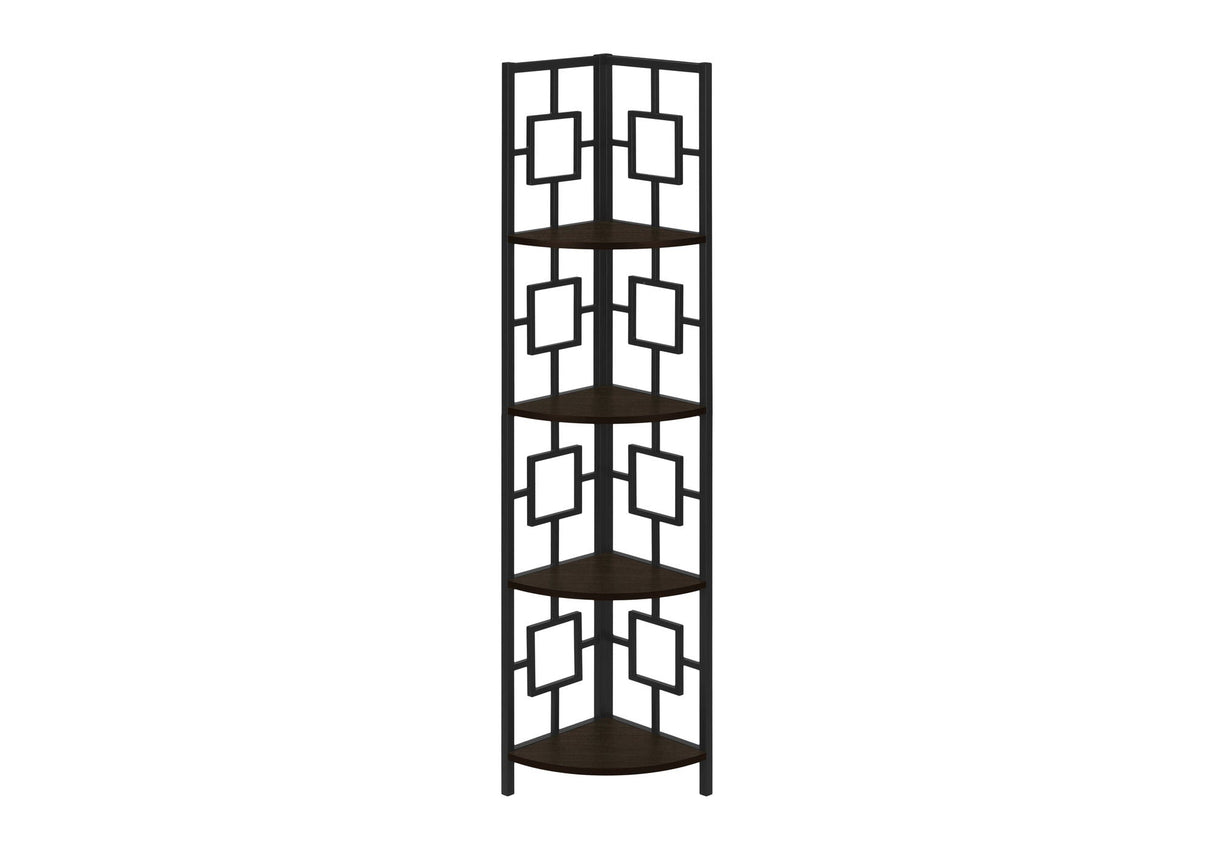4 Tier Corner Bookshelf - Contemporary & Modern