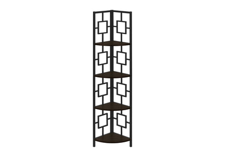 4 Tier Corner Bookshelf - Contemporary & Modern HouseOfZazla
