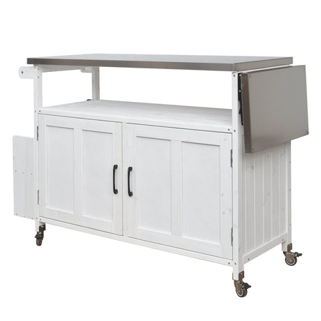 Foldable Outdoor Kitchen Island Patio Cart with Storage HouseOfZazla