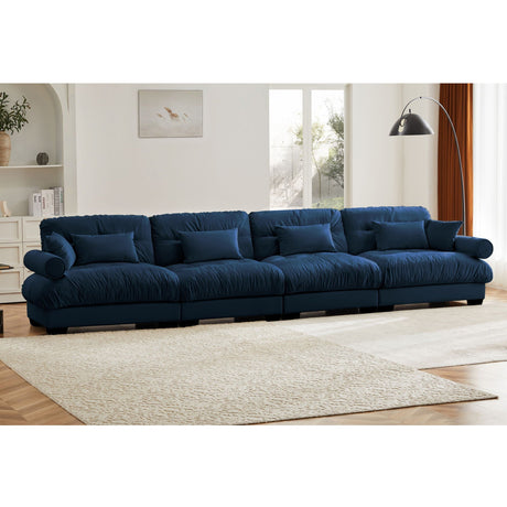 Super Comfort Oversized Modular Sectional Sofa, Deep Seat Convertible L Shaped Couch HouseOfZazla