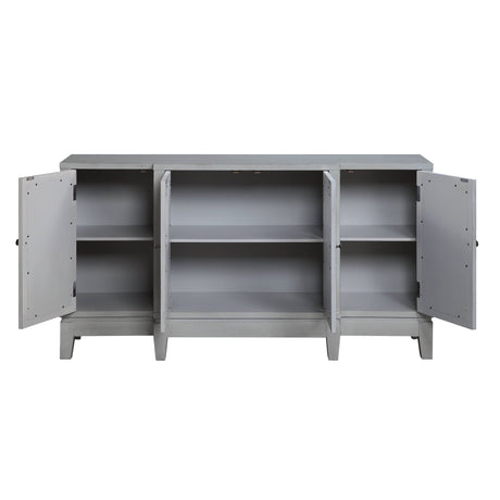 Magdi Console Cabinet - Antique Gray HouseOfZazla